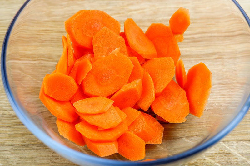 Sliced Carrots 9-4