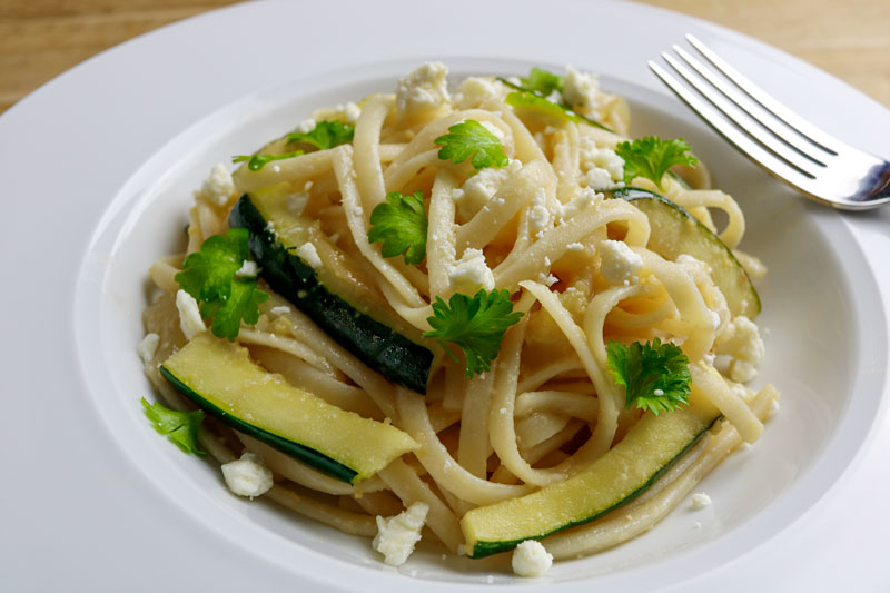 Linguine And Zucchini Dish -10-25