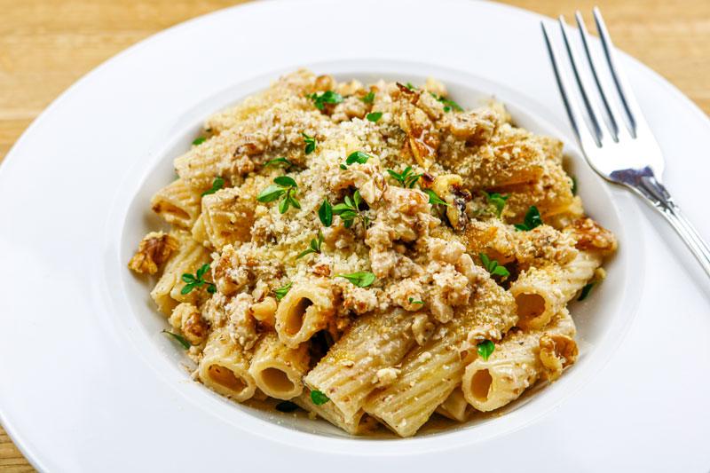 An Overhead Shot Of Pasta 11-2