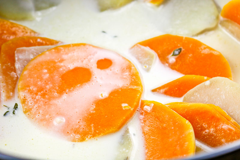 Potatoes Squash And Cream